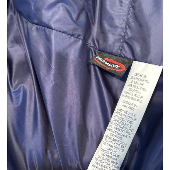 LL Bean Primaloft 3 in 1 System Jacket Hood Blue Ski Rain snowboard coat Size M - Picture 4 of 11